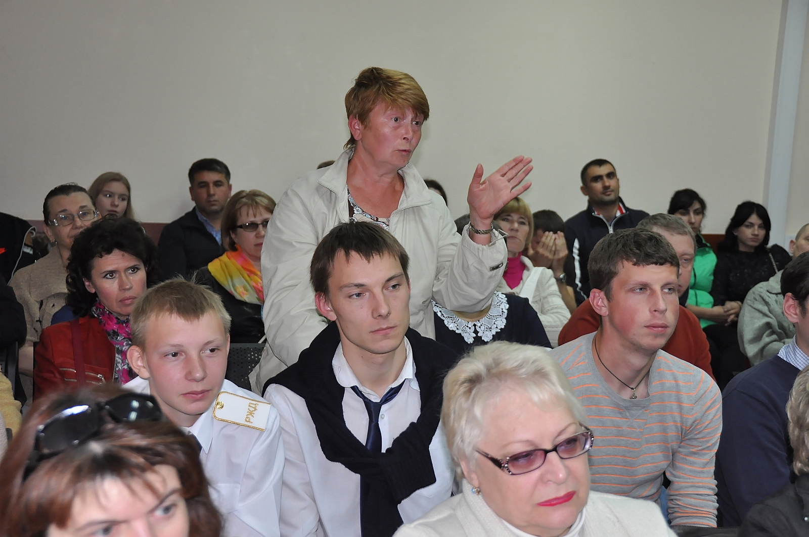 Встреча главы управы с жителями района