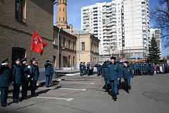 Знамя Победы чествуют в ВАО