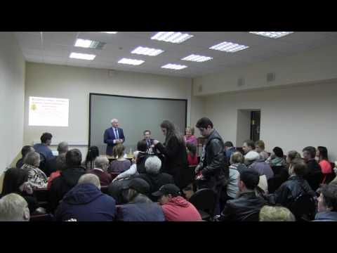 Встреча главы управы с населением в мае 2017г.